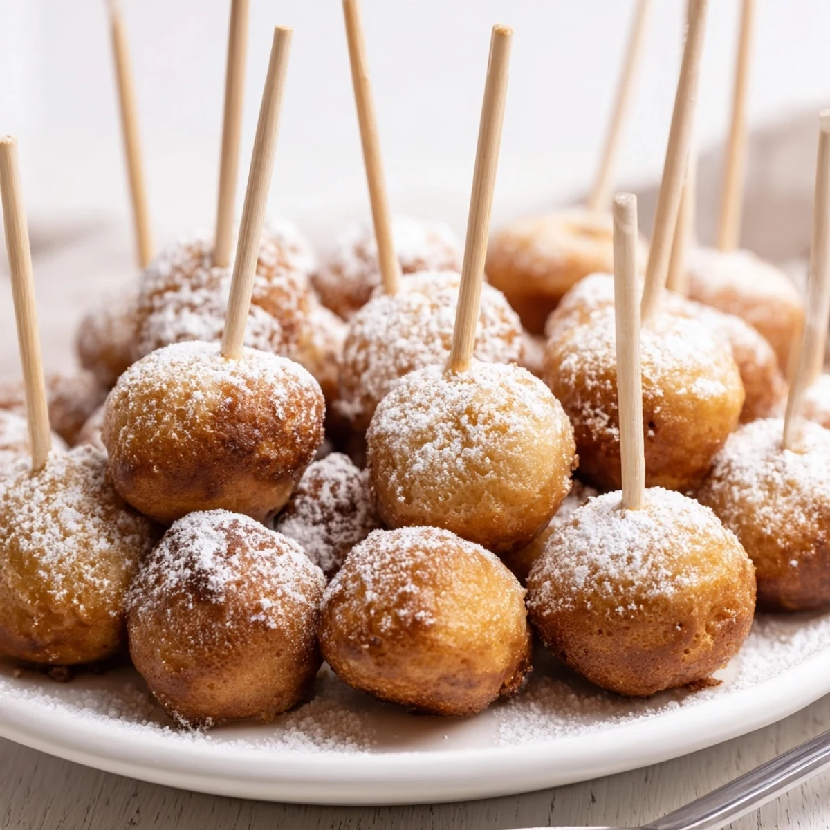 Deliciously fluffy pancake pops infused with rich coffee flavor, ideal for brunch gatherings.  