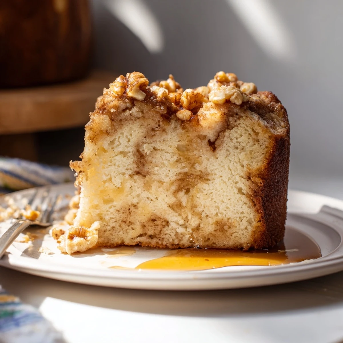 Maple Bourbon Cake Pancake Loaf