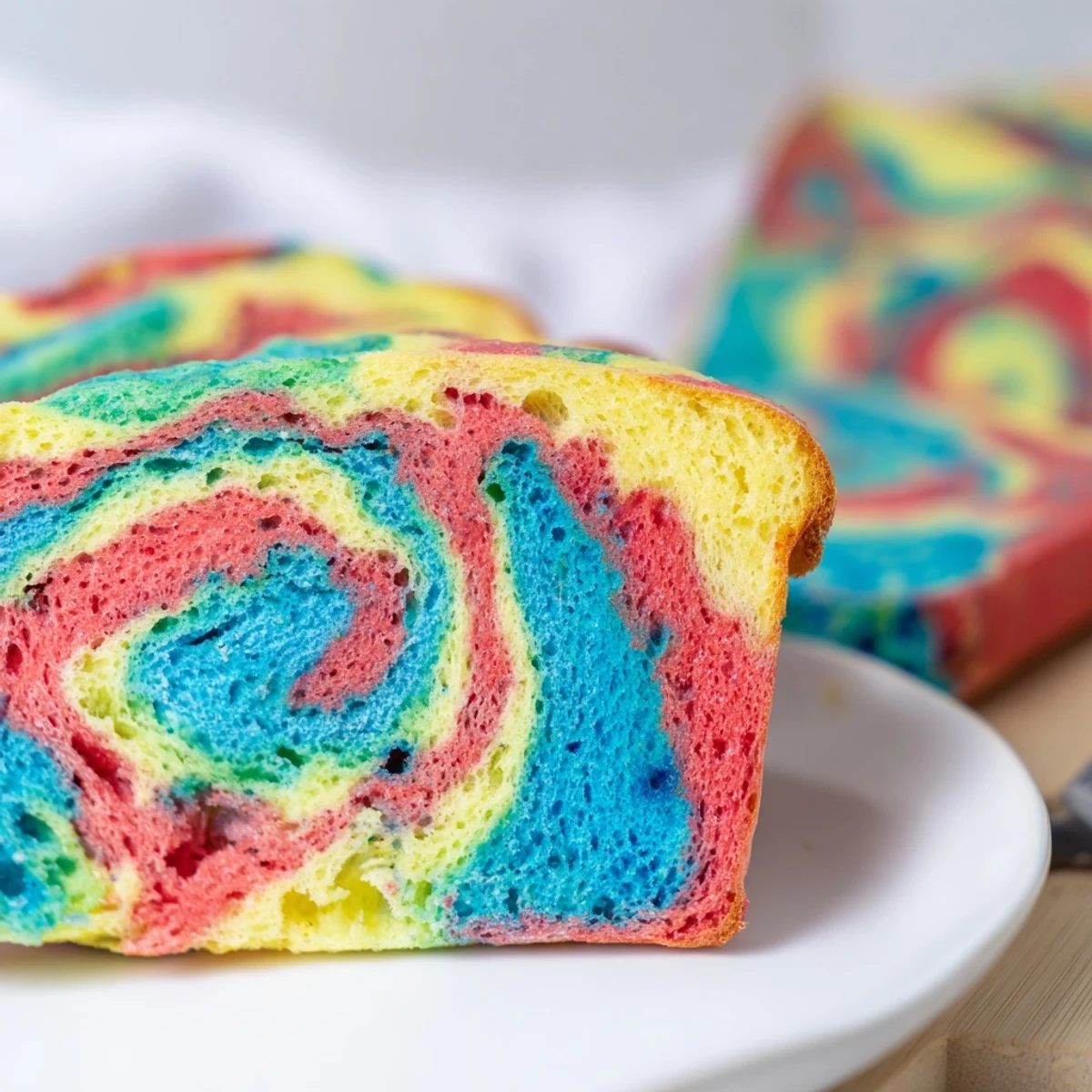 Colorful Cloud Bread Rainbow Version, ideal for festive brunches or playful snacks.  