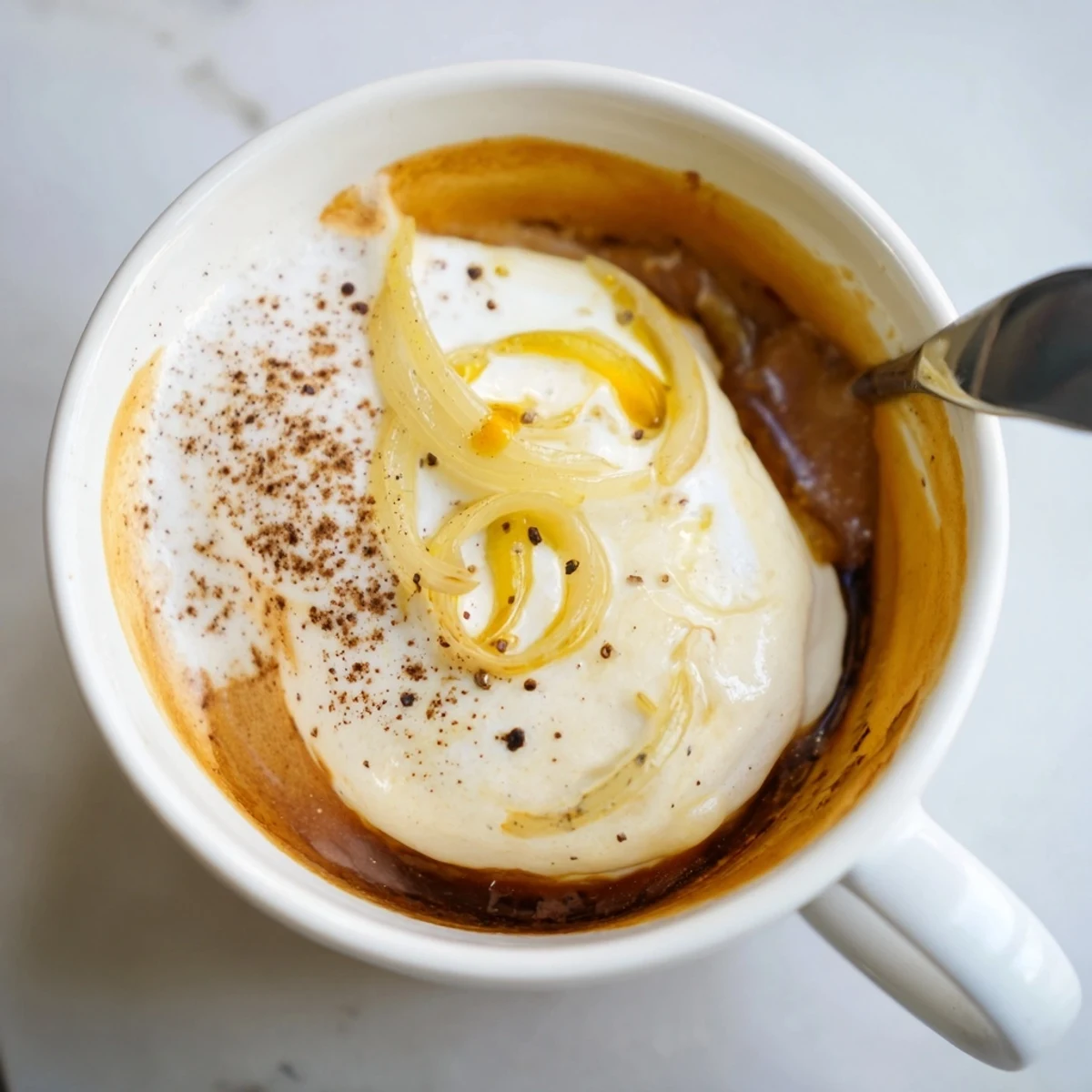 Savor this unique Onion Latte with hints of caramelized onions and creamy texture.