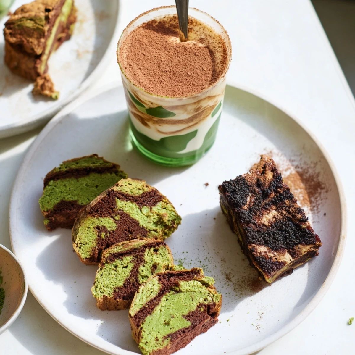 Decadent Global Dessert Mash-Ups showcasing varied flavors in beautifully plated servings.  