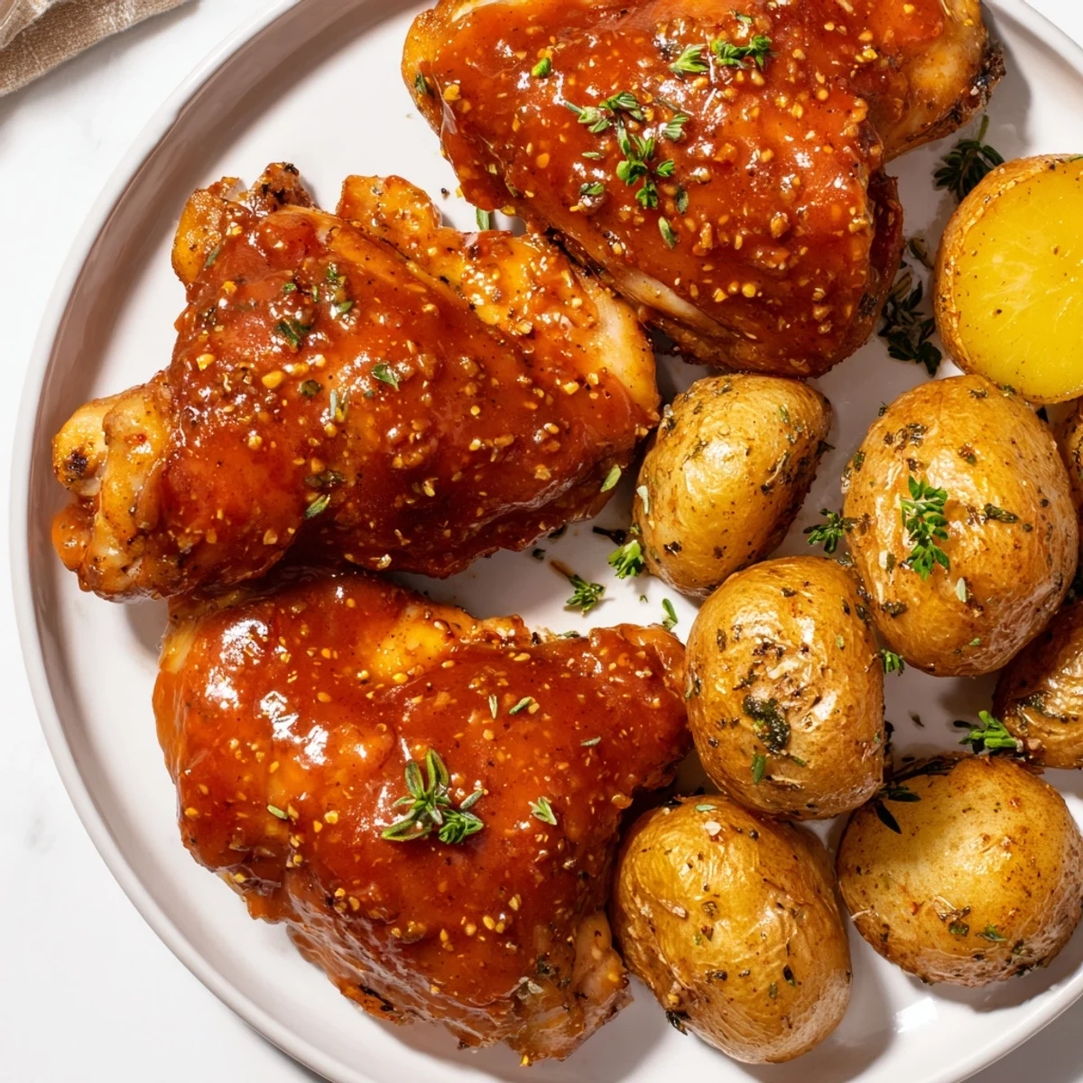 Honey Mustard Chicken Potatoes