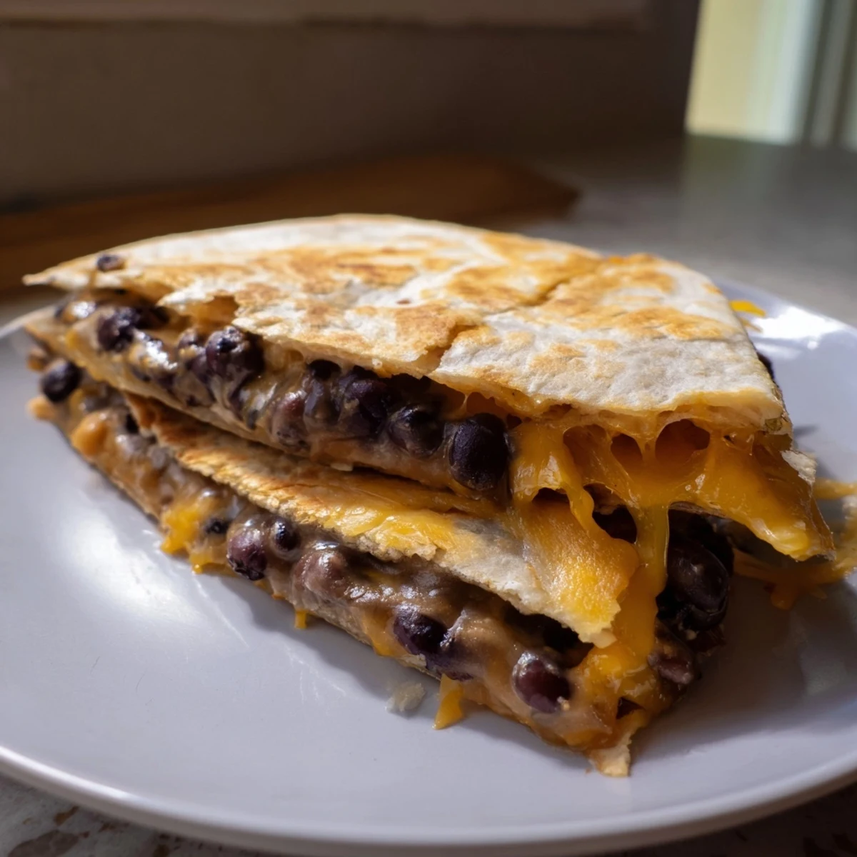Bean Cheese Quesadillas