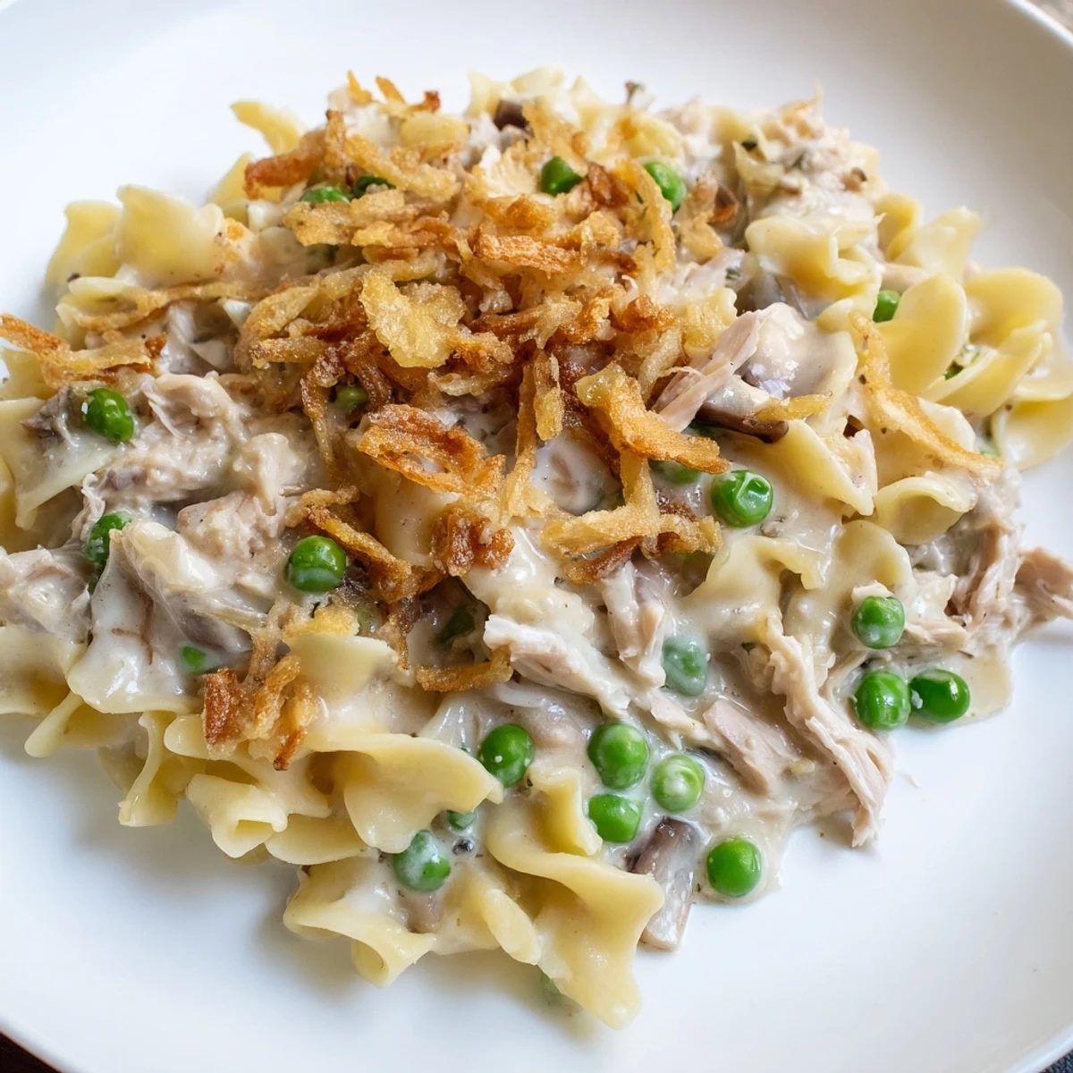 Tuna Noodle Casserole Crispy