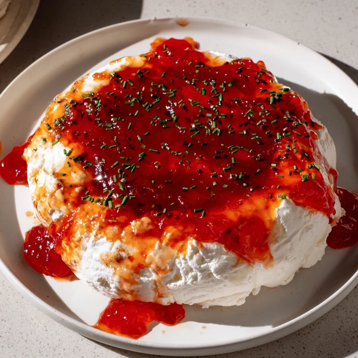 This Cream Cheese and Pepper Jelly Star Appetizer showcases a delightful combination of sweet, spicy flavors and textures.