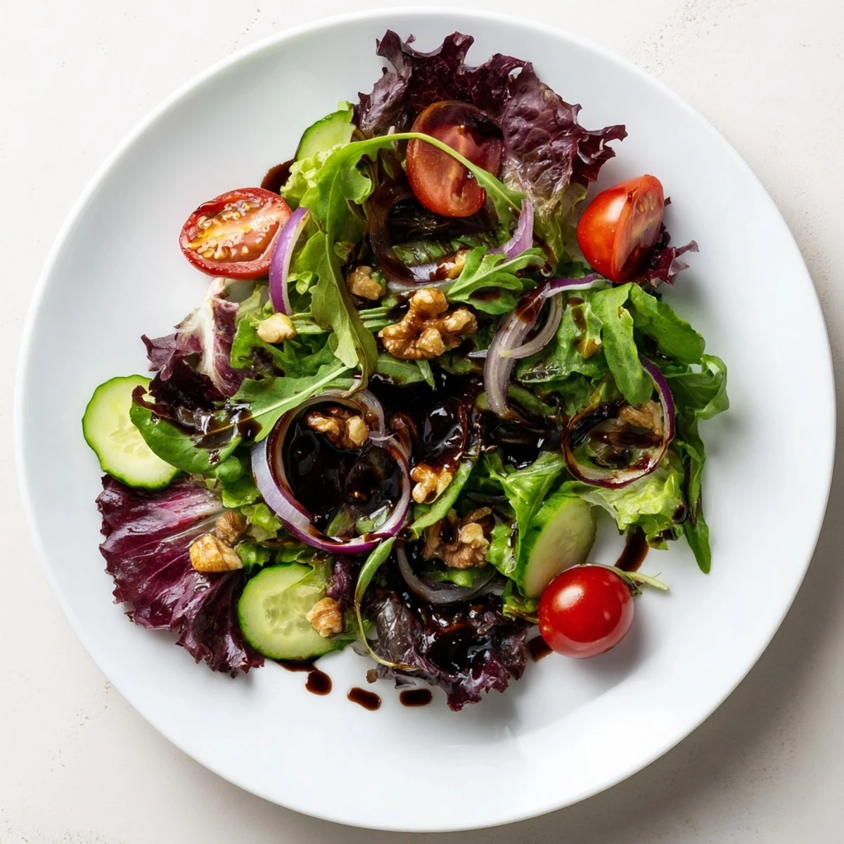 Quick Balsamic Vinegar Salad