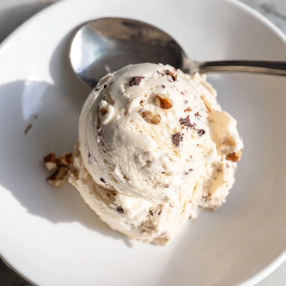 Sweet Cottage Cheese Ice Cream, blended until perfectly smooth, offers a creamy, protein-packed dessert.