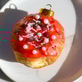 Festive light fluffy beignets