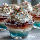 Rainbow Jello Cups for Kids