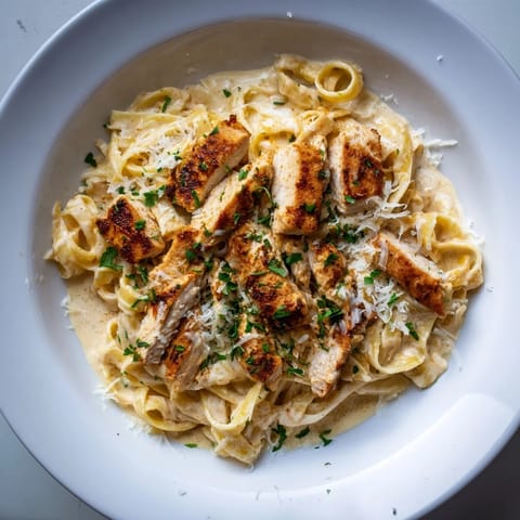 Spicy Cajun Chicken Alfredo