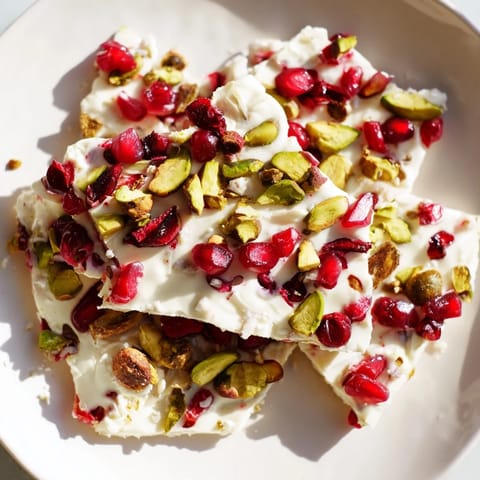 Frozen Yogurt Pomegranate Pistachios