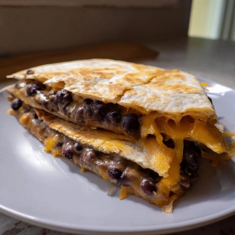 Bean Cheese Quesadillas