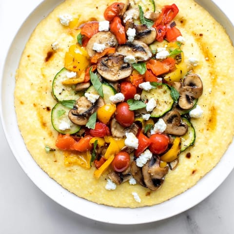 Cornmeal Mushroom Polenta Bowls