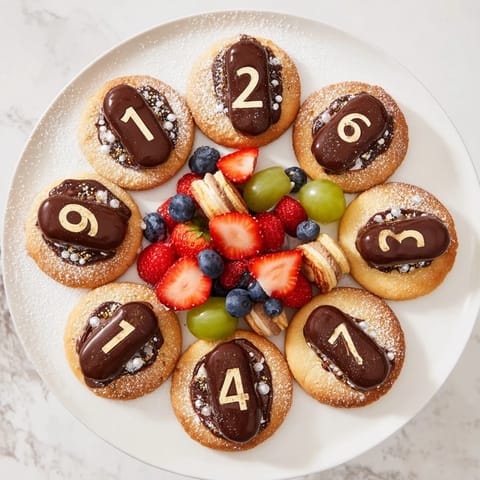 Sparkling Clock Countdown Platter