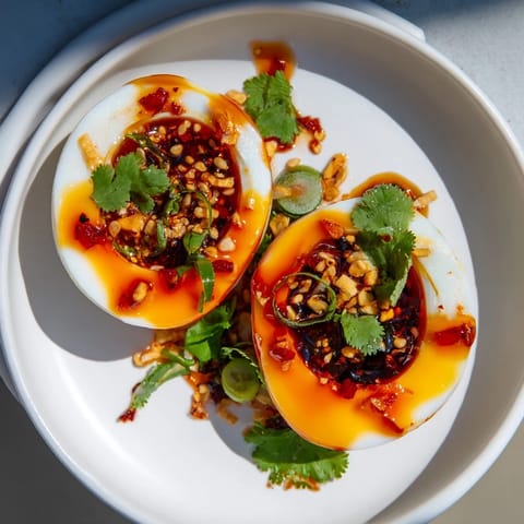 Chili Oil Eggs Delight