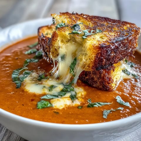Creamy Tomato Basil with Croutons