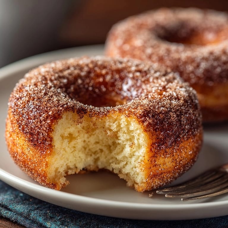 Golden brown apple cider donuts, baking perfection—a sweet treat for autumn gatherings.