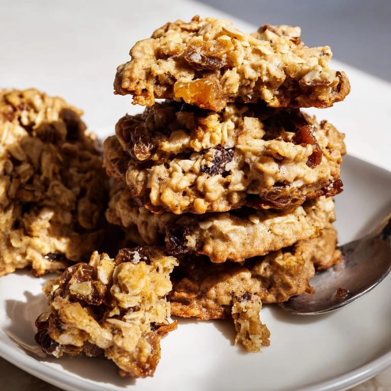 Homemade Cinnamon Date Nut Oatmeal Cookies: hearty, baked sweetness ready to share.