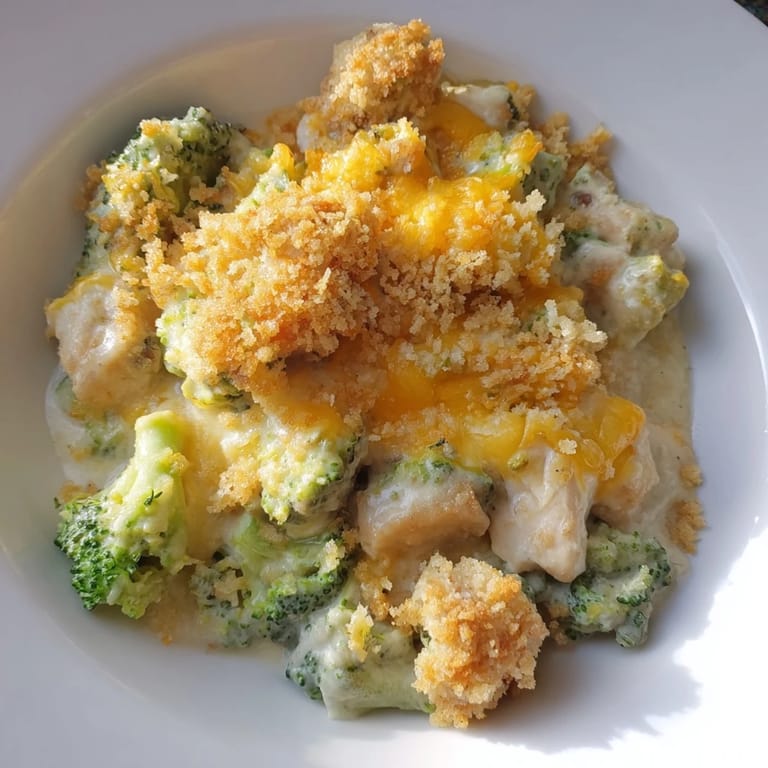 This creamy Cheddar Broccoli Chicken Bake features tender chicken, broccoli, and melted cheddar cheese throughout.