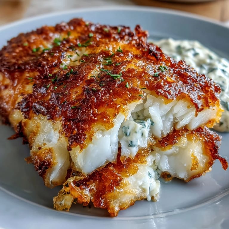 Soul food fried catfish with remoulade sauce, golden and crunchy, plated with creamy dipping sauce for a Southern dinner favorite.  