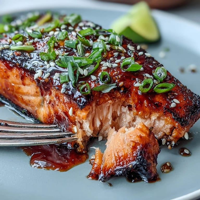 Juicy Miso Glazed Salmon with crisp, garlic-infused Sesame Bok Choy, perfect for dinner.