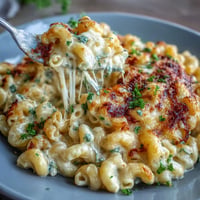 Creamy one-pot mac and cheese with melted cheddar, ready for a cozy family dinner.